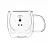 Кружка Ardesto Set cupe Ardesto AR2625GHA, 250 ml, 2 bucs, Transparent