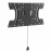 Suport perete REFLECTA Suport înclinat pe perete Reflecta Planoled 65-4020T, Negru
