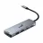 Концентратор USB GENIUS USB-C Hub 5-in-1: 100W PD x1, USB-C 3.0 x1, USB-A 3.0 x2, HDMI x1, Genius UH-500, Gray