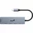 Концентратор USB GENIUS USB-C Hub 5-in-1: 100W PD x1, USB-C 3.0 x1, USB-A 3.0 x2, HDMI x1, Genius UH-500, Gray