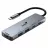 Концентратор USB GENIUS USB-C Hub 5-in-1: 100W PD x1, USB-C 3.0 x1, USB-A 3.0 x2, HDMI x1, Genius UH-500, Gray