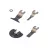 Set Wolfcraft Wolfcraft Set de 4 accesorii ferastrau cu vibratii Wolfcraft 3961000