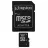 Card de memorie KINGSTON SDC4/8GB, MicroSD 8GB, Class 4,  SD adapter