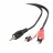 Cablu audio GEMBIRD CCA-458-2.5M, 3.5mm (M) to 2xRCA (M),  2.5m