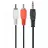 Cablu audio GEMBIRD CCA-458-2.5M, 3.5mm (M) to 2xRCA (M), 2.5m