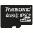 Card de memorie TRANSCEND TS4GUSDC4, MicroSDHC 4GB, Class 4