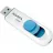 USB flash drive ADATA C008 White-Blue, 8GB, USB2.0