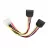 Cablu SATA GEMBIRD CC-Sata-Psy, Power,  15cm