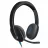 Casti cu fir si microfon LOGITECH H540, USB