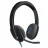 Casti cu fir si microfon LOGITECH H540, USB