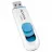 USB flash drive ADATA C008 White-Blue, 16GB, USB2.0