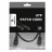 Patchcord GEMBIRD 1 M,  BLACK,  PP12-1M/BK,  CAT.5E, UTP