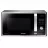 Cuptor cu microunde Samsung MG23F302TAS/BW, 23 l, 800 W, Inox, Negru