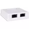 Нет  Hipro 1xRJ45+1xRJ11 Surface Box 2 port UTP Cat 6  PCB jack 