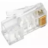Conector  Hipro Cat.5E,  30uGold plated RJ45 100pcs,  bag