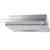 Hota 600 m³/h,  2 motoare,  60 cm,  Filtru din aluminiu absorbant de grasimi,  Inox Ciarko SL-S II (Inox 60) 