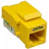 None  Fantastic Keystone Jack RJ-45 cat.5E,  KJ5-01,  110 Type,  Yellow 