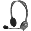 Logitech Stereo Headset H111, Headset: 20Hz-20kHz, Microphone: 100Hz-16kHz, 1.8m cable, 1 x mini-jack 3.5mm, 981-000593 (casti cu microfon/наушники с микрофоном)