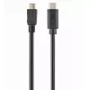 Cablu USB Type-C, microUSB2.0,  CM, BM Cablexpert CCP-USB2-mBMCM-6 1.8 m,  Black