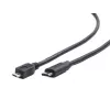 Cablu USB Type-C, microUSB2.0,  CM, BM Cablexpert CCP-USB2-mBMCM-6 1.8 m,  Black