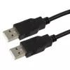 Кабель USB AM, AM,  USB2.0 Cablexpert CCP-USB2-AMAM-6  1.8 m,  Black