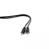 Кабель аудио  Cablexpert CCA-404-2M 3.5mm stereo plug to 3.5mm stereo plug 2 meter cable,  bulk,  Cablexpert  