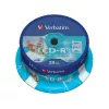 CD-R   Printable  25*Cake, Verbatim, 700MB, 52x, AZO, Printable ID Brand