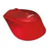 Mouse wireless  LOGITECH M330 SILENT PLUS RED 