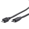 Cablu USB Type-C, microUSB2.0,  CM, BM  Cablexpert CCP-USB2-mBMCM-1M 1.0 m,  Black