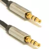 Кабель аудио  Cablexpert Cable 3.5mm jack - 3.5mm jack,   0.75m,  Cablexpert,  Gold connectors,  CCAP-444-0.75M -  