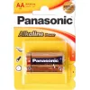 Батарея  PANASONIC Panasonic ALKALINE Power AA Blister* 2,  Alkaline,  LR6REB/2BPR 