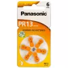 Baterie   PANASONIC PR13,  Blister*6,  Panasonic,  PR-13/6LB (PR48),  5.4x7.9mm,  300mAh -  