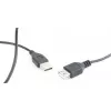 Cablu USB  Cablexpert Cable USB,  USB AM/AF,  0.75 m,  USB2.0,  Black,  Cablexpert,  CC-USB2-AMAF-75CM/300-BK 