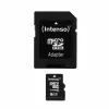 Card de memorie MicroSD 16GB INTENSO 4034303016136 Class 10,  SD adapter