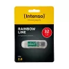 Флешка 32GB INTENSO RAINBOW LINE TRANSPARENT 4034303015245 USB2.0