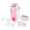 Epilator 24 pinsete, 2 viteze, 5 duze, Roz, Alb Rowenta EP5640D0 