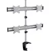 Suport perete 13"-23",  100x100,  8 kg,  Inox SOPAR PLANO Desk 23-1010Q 