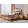 Кровать Pat dublu,  Crema,   Ambianta King  160 x 200