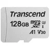 Card de memorie MicroSD 128GB TRANSCEND TS128GUSD300S Class 10,  UHS-I (U1),  SD adapter
