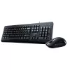 Keyboard & Mouse Genius KM-160, Spill resistant, Black, USB