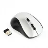 Mouse wireless  GEMBIRD MUSW-4B-02-BS Black/Silver 