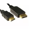 Cablu video DP-HDMI 3m Brackton Basic DPH-SKB-0300.B 