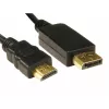 Кабель видео DP-HDMI 3m Brackton Basic DPH-SKB-0300.B 