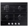 Варочная газовая панель 4 arzatoare,  Sticla calita,  Aprindere electrica,  Negru Samsung NA64H3000AK/WT 