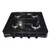 Aragaz de masa 4 arzatoare,  Email,  Mecanica,  Aprindere electrica,  Negru WOLSER WL-F 04 BE 