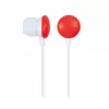 Earphones Gembird MHP-EP-001-R Candy Red, In-ear earphones,1.2 m, 3.5 mm stereo audio plug, box packing