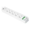 Surge Protector  APC Essential PM5U-RS, 5 Sockets CEE 7 Schuko + 2 USB 5V, 2,4A, 230V, Input power 2300W, Max Input Current 10A, Peak Current 24.0 kA, Surge energy rating 918 joules, 1.83m, White 