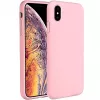 Husa Liquid Silicone,  Pink Xcover iPhone X/XS 