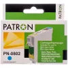 Картридж струйный  TintaPatron TintaPatron T0802 Cyan Epson P50/R265/285/360/RX560/585/685/PX650/660/700/710/720/730/800/810/820/830 (15ml) 