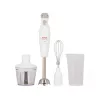 Blender de mana 800 W,  0.5 l,  0.8 l,  2 viteze,  Metal,  Alb Tefal HB453138 